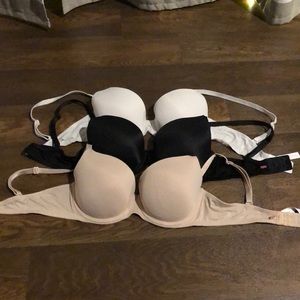 3 PINK Wear Everywhere Lightly Lined